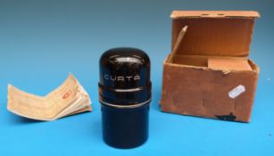 A Mark II Curta mechanical calculator by Contina Ltd,  Liechtenstein in original case,