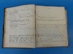 A visitors book from the Globe Hotel Warwick covering 1891 - 1943