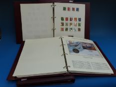 Stanley Gibbons GB albums, volumes 1 - 4,