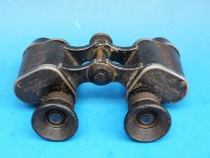 A pair of WW2 German artillery / gunnery binoculars impressed Wacht,