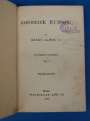 Henry James Jr. 'Roderick Hudson' in three volumes.