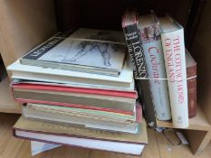 A collection of art books to include The Brancacci Chapel Frescoes, Italian Stained Glass,