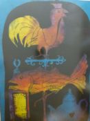 A gilt framed and glazed limited edition colour woodcut 'New England Still Life',