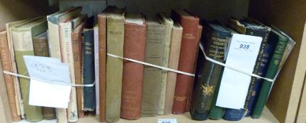 A selection of play scripts including works by Noel Coward, Bernard Shaw & Terence Rattigan,