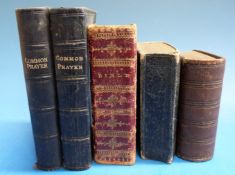 A selection of small Bibles and 'Book of Common Prayer',