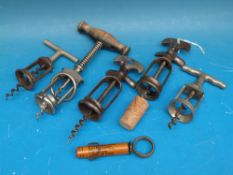 A collection of named corkscrews, Lador Columbus,