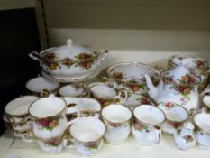 A large quantity of Old Country Roses dinner and tea ware together with other ceramics