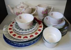 WITHDRAWN     A quantity of ceramics to include Coalport collector's plates,