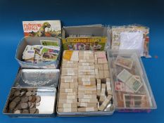 A large collection of trade cards including Brooke Bond,