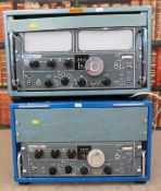 Two Redifon R551N radio receivers
