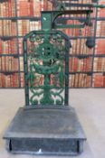 A set of cast iron Parnall of Bristol potato or similar platform scales