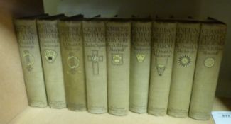 Nine volumes of Ancient Myths and Legends (London, Gresham Publishing),