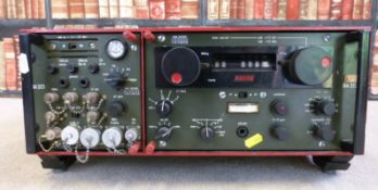 A military type Racal RA217D radio receiver,