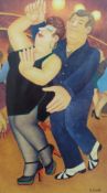 Beryl Cook signed print 'Dirty Dancing' 22/650 (49 x 28cm)