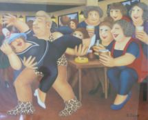 Beryl Cook print 'The Tarzanogram' signed in pencil to margin and embossed AGP lower left (40 x