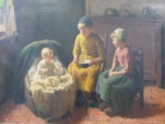 Bernard Pothast (1882-1966): Oil on canvas  