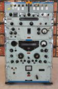 A Racal rack mounted radio receiver and accessories to include L.