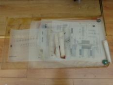 A collection of plans relating to development sites in Belsize Road and Alexandra Road,