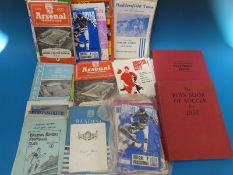 A large collection of football programmes from the 1940's, 50's, 60's including Bristol Rovers,