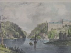 Four 19th century lithographic prints of dock and harbour scenes in and around Bristol,