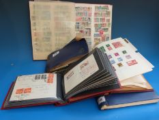 Two albums and three stockbooks of GB and all world stamps and covers