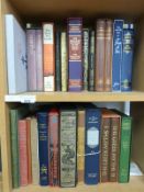 A collection of Folio Society titles including 'The Decameron',