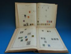 Two Ideal stamp albums,