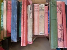 A tray of children's classics 'Just William', 'Alice in Wonderland' etc,