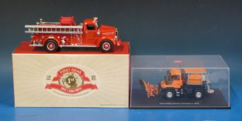 First Gear diecast model 1:34 scale Mack L Series Pumper,