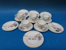 A Royal Doulton tea service decorated with sheep