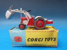 Corgi diecast model Massey-Ferguson 65 tractor with shovel, 53,