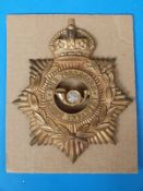 An Edwardian officer's helmet plate for the King's Own Yorkshire Light Infantry