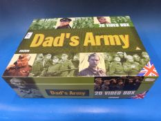 A boxed 'Dad's Army' 20 video set