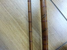 A Hardy Brothers of Alnwick split cane Palakona fly fishing rod 'The Perfection Rod',