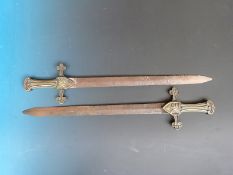Two short swords