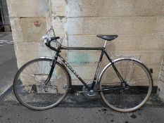 A retro Peugeot touring racer bicycle