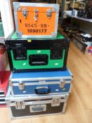 A Panasonic flight case together with a TSS example and one other