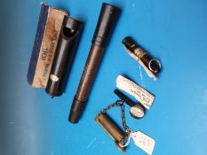 A quantity of bird calls to include ACME plover, snipe,