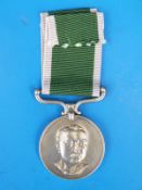 An early Rhodesian Prison Service Medal pre-1965, possibly one of only 58 issued,