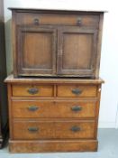A chest of two over two drawers,