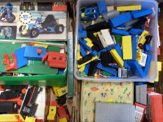 A large collection of Lego,