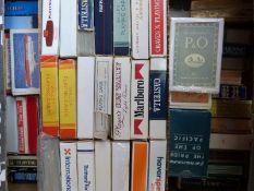 Approximately 70 packs of promotional playing cards to include P & O, Hoverspeed, Lucas,