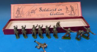 Britains lead Soldiers in Action,