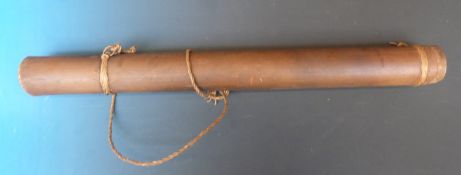 A Naga Indian / Burmese tribal quiver containing approximately 17 arrows