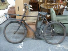 A vintage butcher's bicycle