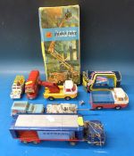 A collection of Corgi diecast model vehicles,