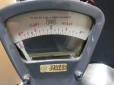 Two sets of Reverifications Ltd 5lb travelling verification scales,