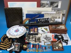 A set of medals awarded to M I Winterburn AB HO HM Submarines,