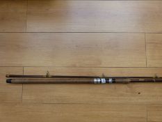 A Hardy Jet two piece spinning fishing rod,