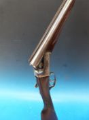 An AYA 12 bore side by side shotgun, serial number 163026.